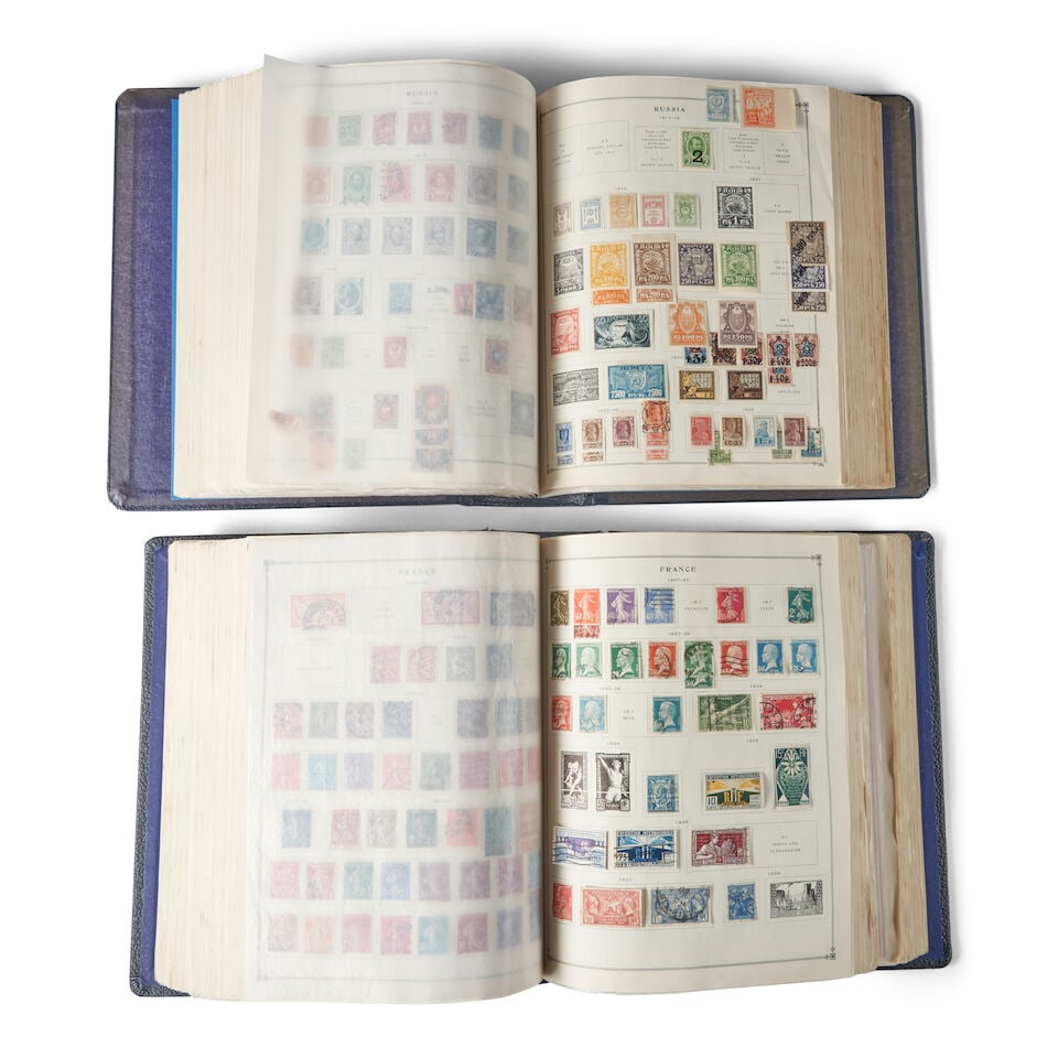 A LARGE COLLECTION OF UNITED STATES AND FOREIGN POSTAGE STAMPS. - 8