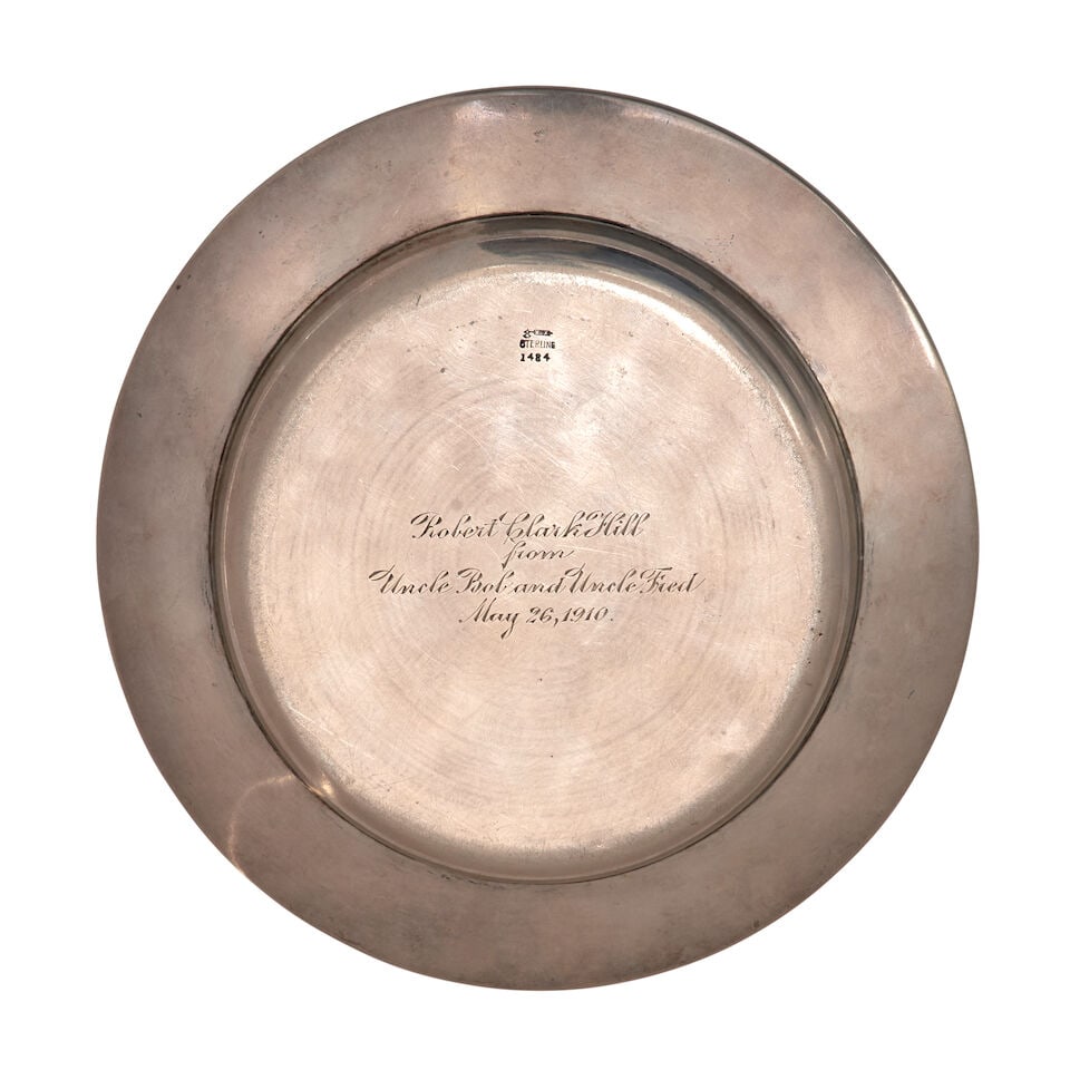 Sterling Silver Child's Plate, - 2