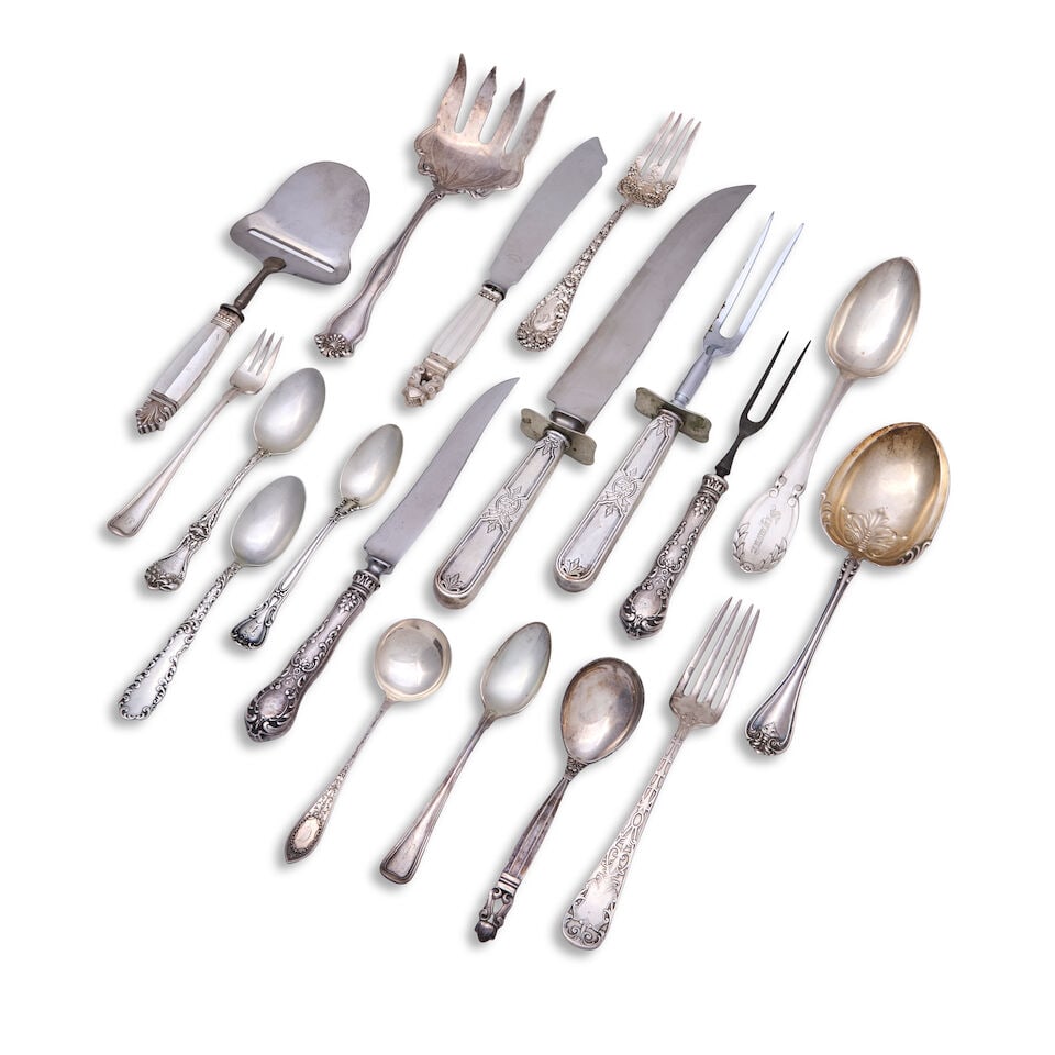 Assorted Sterling Silver Flatware and Serving Pieces, (1 of 2)