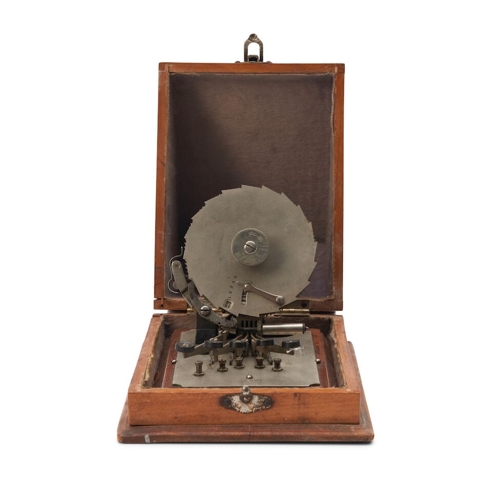 An American Centigraph Adding Machine, 19th century, - 2