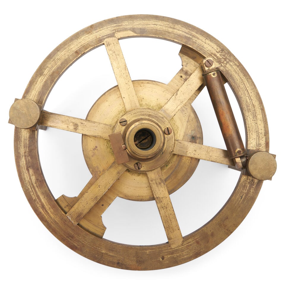 A Brass Circumferentor, France, 19th century, - 2