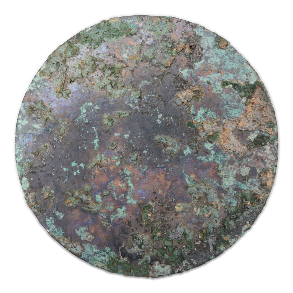 A Bronze Mirror, 'Lion and Grapevine' Motif China, Tang style, - 2