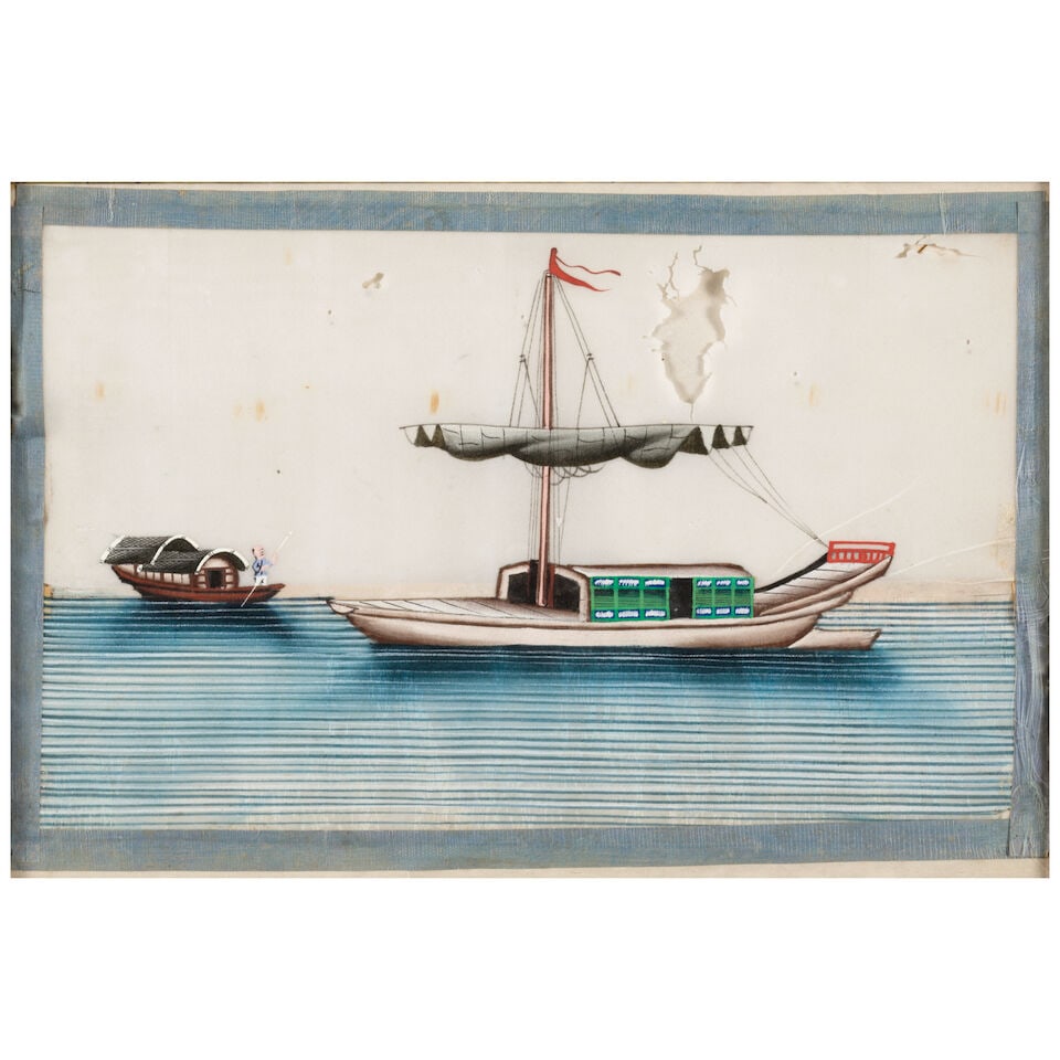 CANTON SCHOOL Thirteen paintings of boats, 1800-1840 (13) - 2