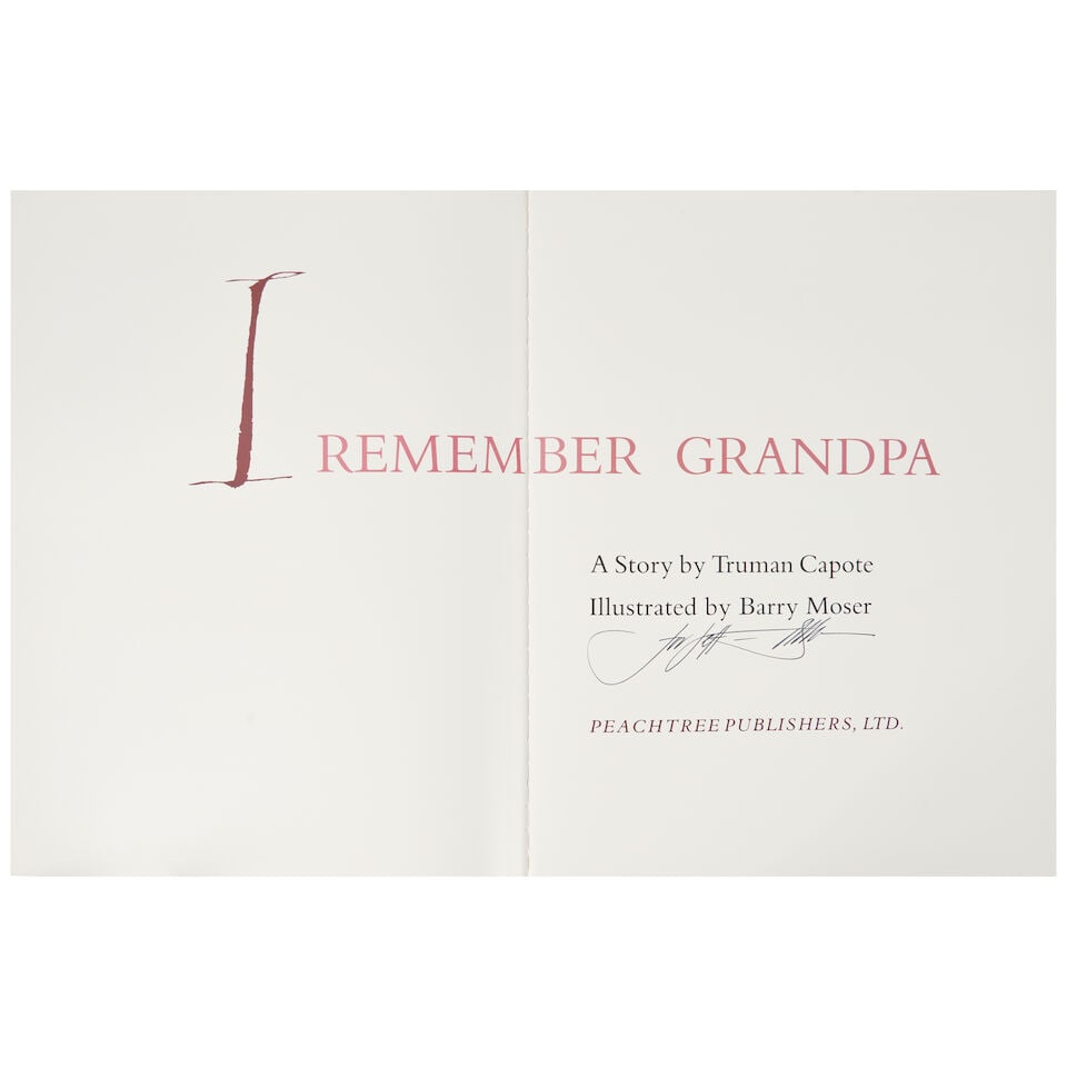 ORIGINAL TYPESCRIPT OF CAPOTE'S EARLY SHORT STORY, I REMEMBER GRANDPA, WITH A SMALL ARCHIVE RELA... - 2