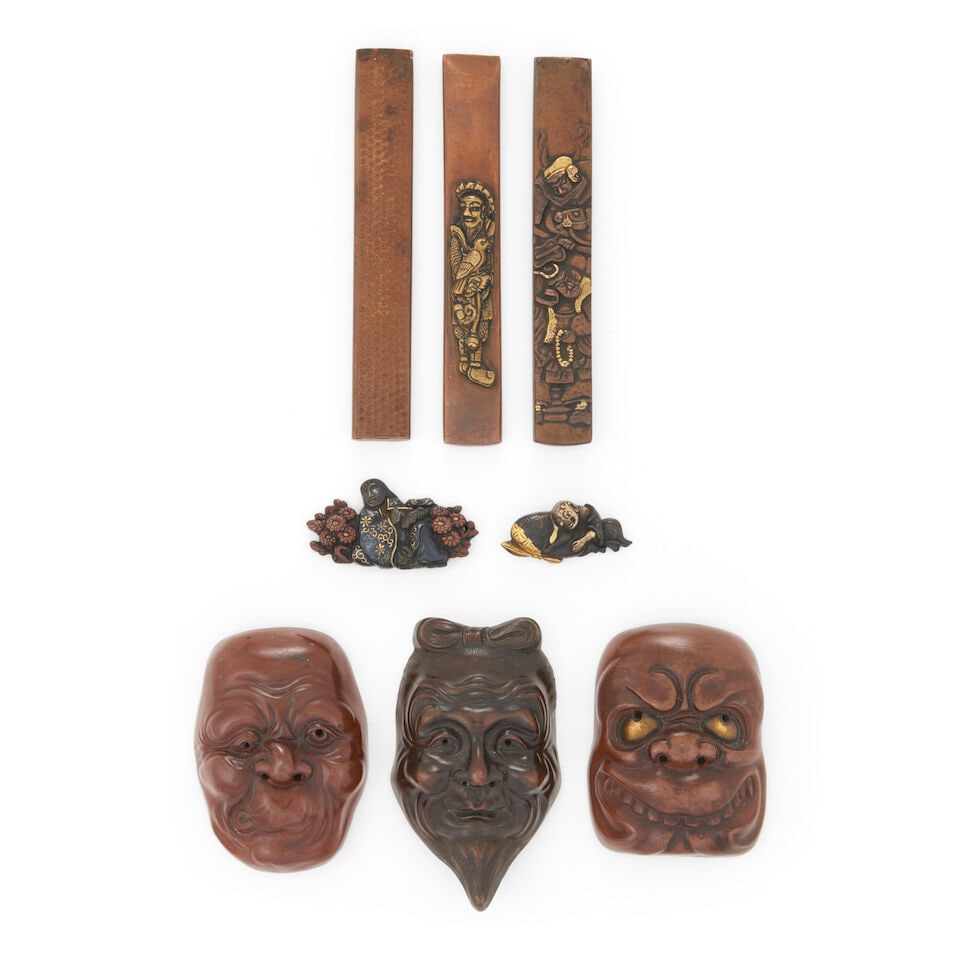 Eight Sword Fittings and Accessories Japan, (8) (1 of 2)