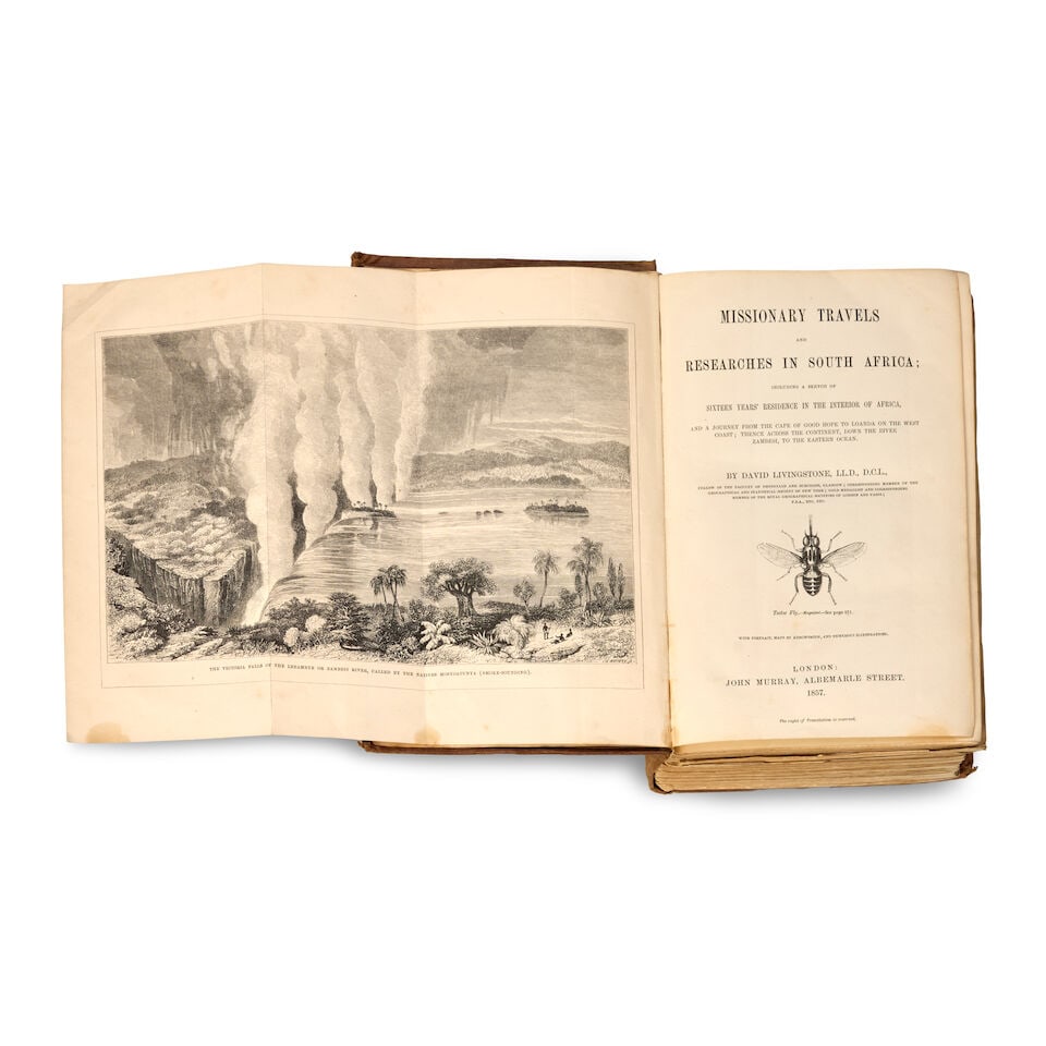 LIVINGSTONE, DAVID. 1813-1873. Missionary Travels and Researches in South Africa. London: John M... - 2