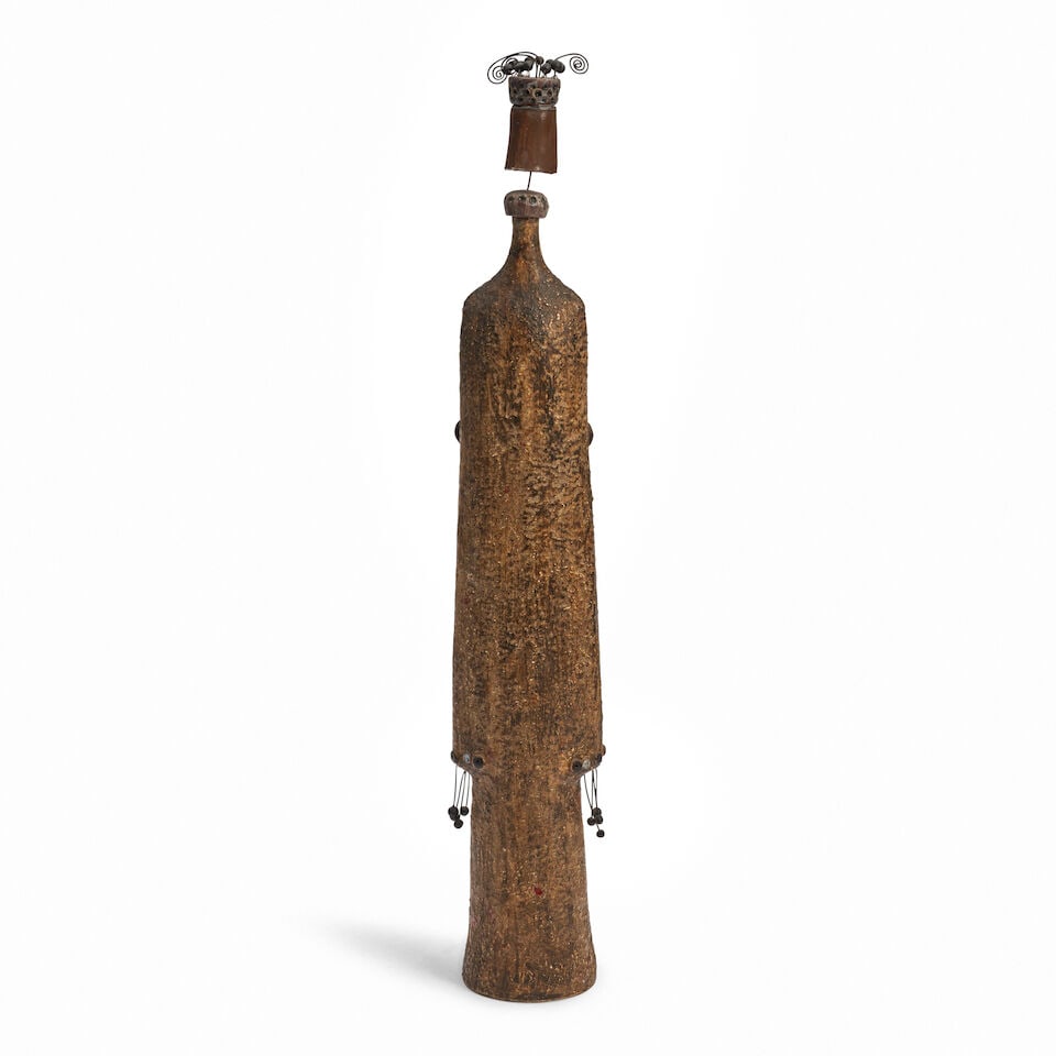 Raphael Giarrusso (1925-1986) For Accolay 'La Reine' Sculpture, Accolay, France, dated 1965, gla... - 3