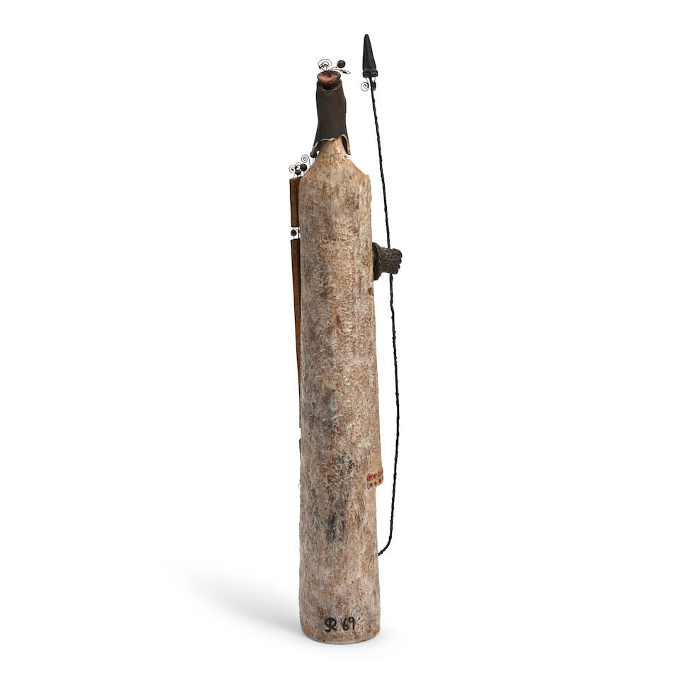 Raphael Giarrusso (1925-1986) For Accolay 'Le Soldat' Sculpture, Accolay, France, dated 1969, gl... - 3