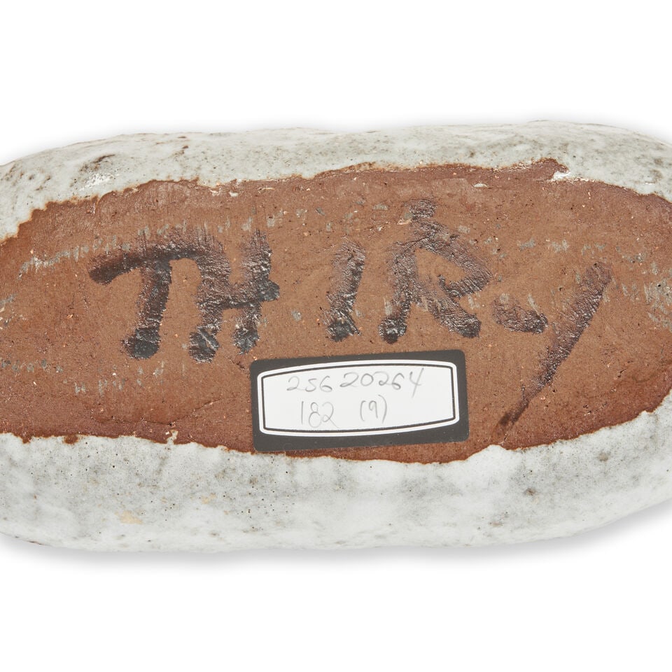 Thirteen Pieces Of Albert Thiry (1923-2009) Tableware, Vallauris, c. 1965, carved and glazed cer... - 2