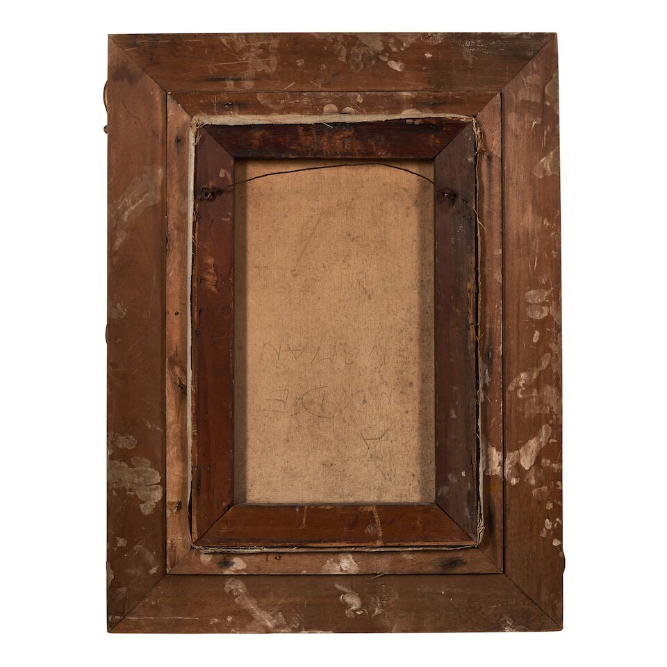 AMERICAN SCHOOL (20th CENTURY) Standing Nude Woman sight size 17 5/8 x 11 3/8, frame size 26 1/2... - 2