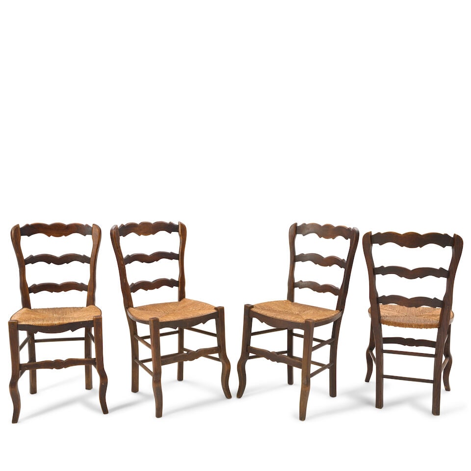 Four French Provincial Side Chairs, (1 of 1)