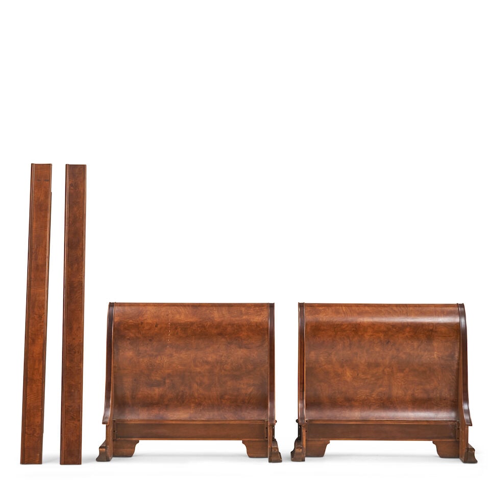 Henredon Directoire-style Sleigh Bed, (1 of 1)