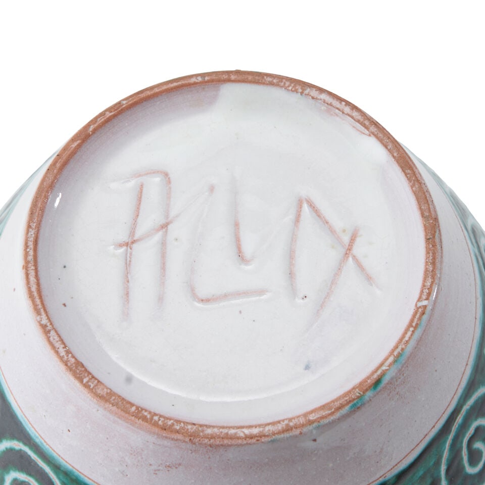 Four Allix (Michel Alexandrov, B. 1910) Vessels, Golfe-Juan, France, c. 1955, glazed and incised... - 2