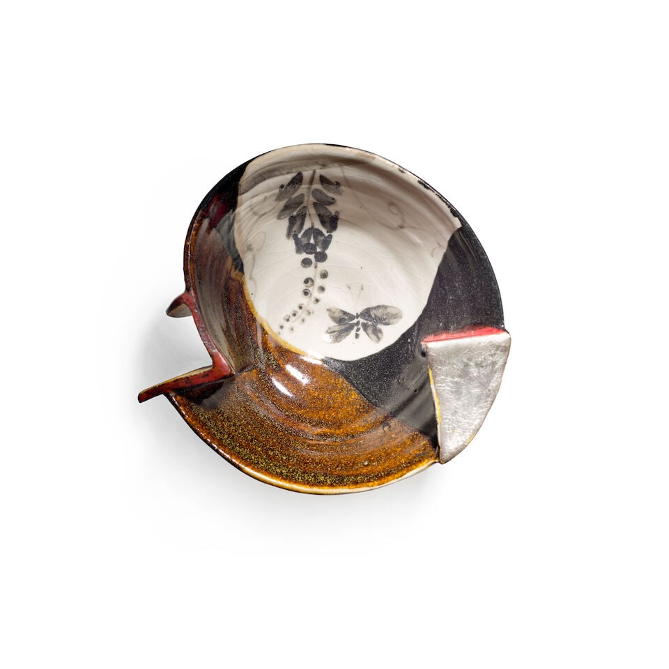 AJIKI HIRO 安食ひろ (B.1948) 'Cubism' Tea Bowl Heisei era (1989-2019), 2016 - 2