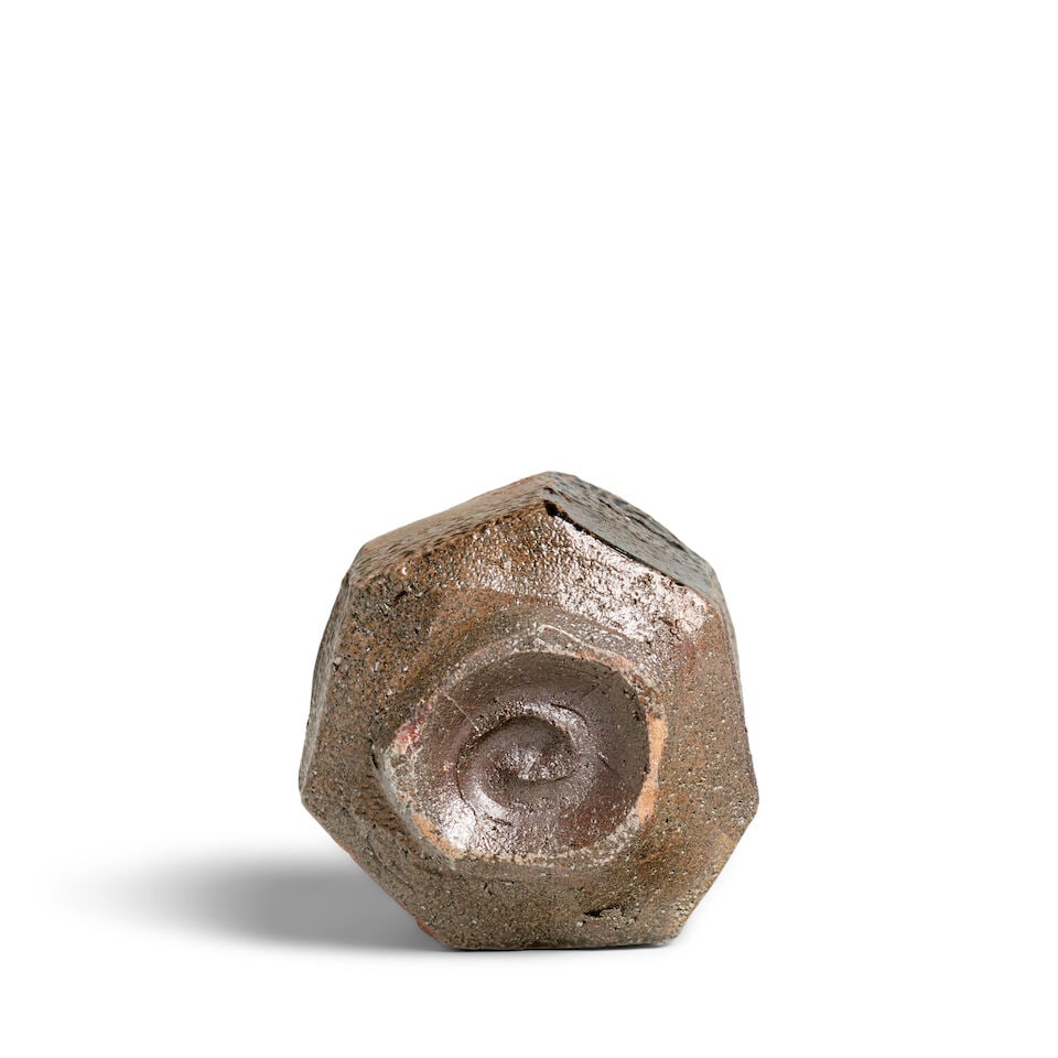 AJIKI HIRO 安食ひろ (B.1948) A Colored-Glazed Guinomi (Sake Cup) Heisei ... - 3