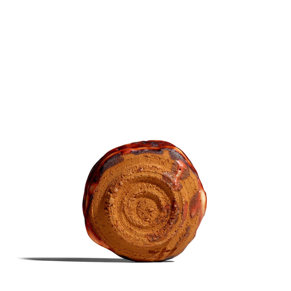 YAMADA KAZU 山田和 (B.1954) An Enbu ('Flame Dance') Shino Guinomi (Sake Cup) H... - 3