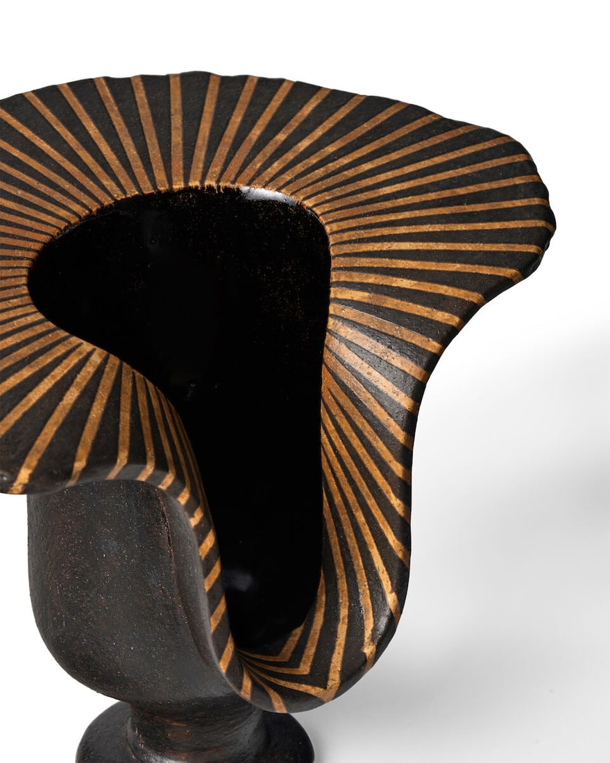 YANAGIHARA MUTSUO 柳原睦夫 (1934-2018) A Glazed Stoneware Sculptural For... - 2