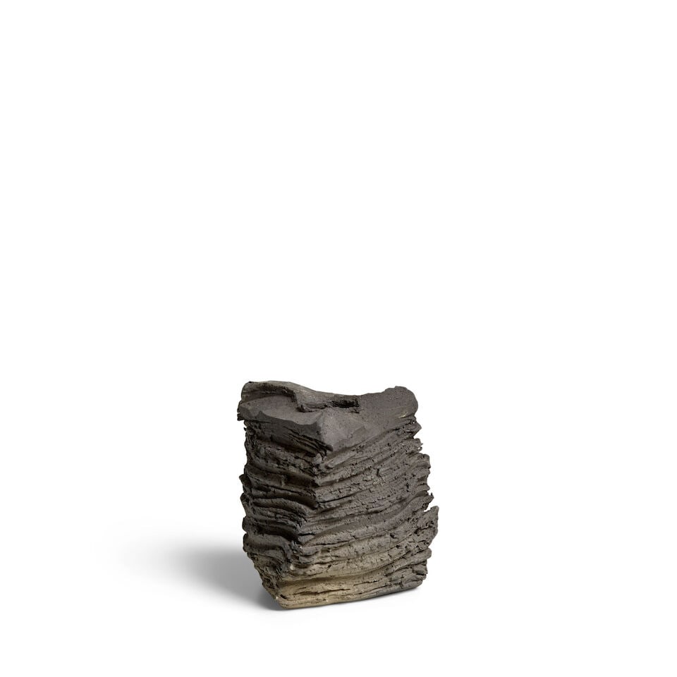 MICHIKAWA SHŌZŌ 道川省三 (B.1953) A Stoneware Vessel Heisei er... - 4