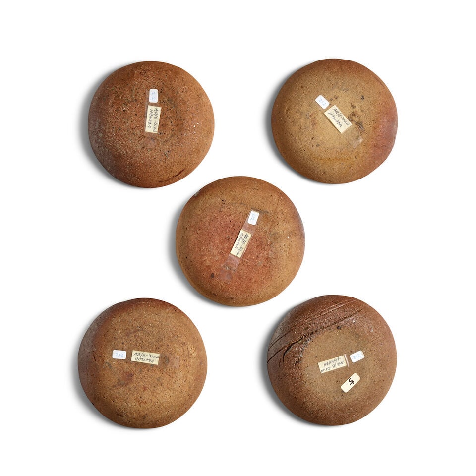 HAMADA SHŌJI 濱田庄司 (1894-1978, Living National Treasure, 1955) F... - 2