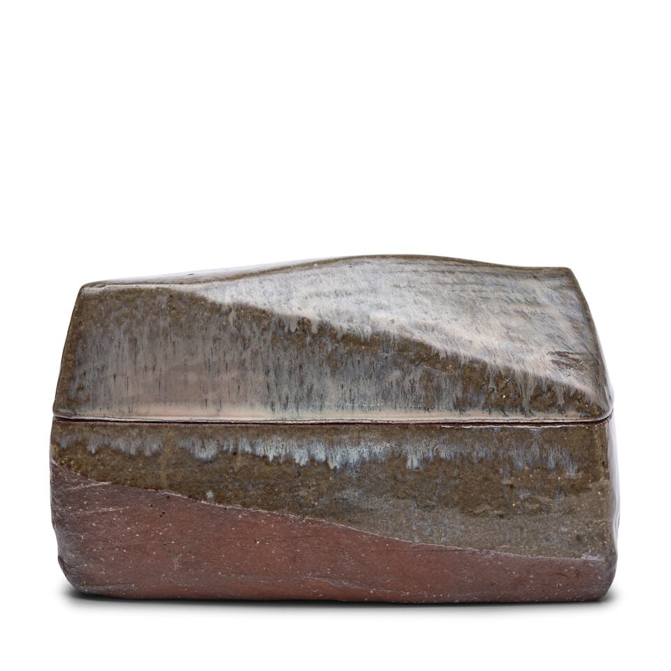 KANETA MASANAO 兼田昌尚 (B.1953) A Hagi-Ware Box and Cover Heisei era (1... - 3