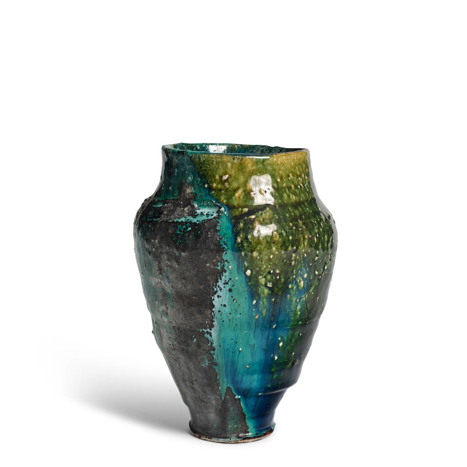 KOIE RYŌJI 鯉江良二 (1938-2020) An Oribe-Style Jar Showa (1926-1989... (1 of 2)