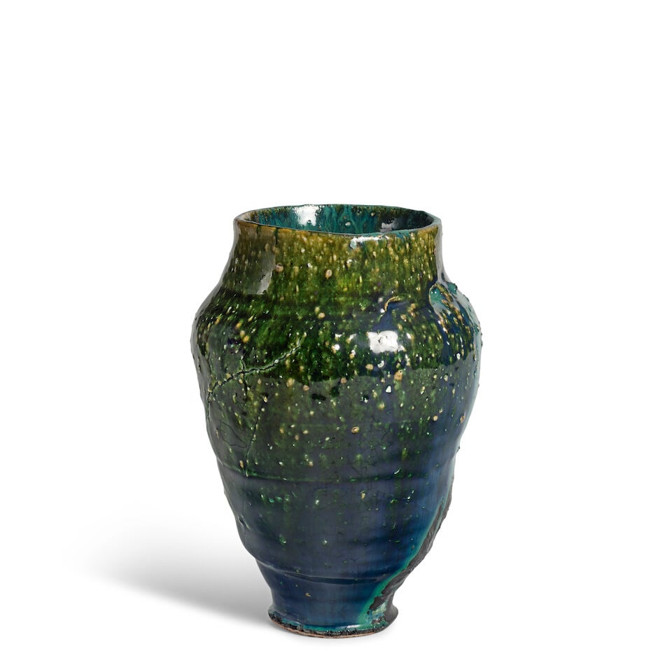 KOIE RYŌJI 鯉江良二 (1938-2020) An Oribe-Style Jar Showa (1926-1989... - 2