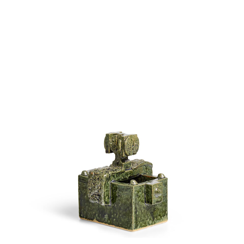 KUMAKURA JUNKICHI 熊倉順吉 (1920-1985) A Ceramic Sculpture, Zō (Ima... - 3