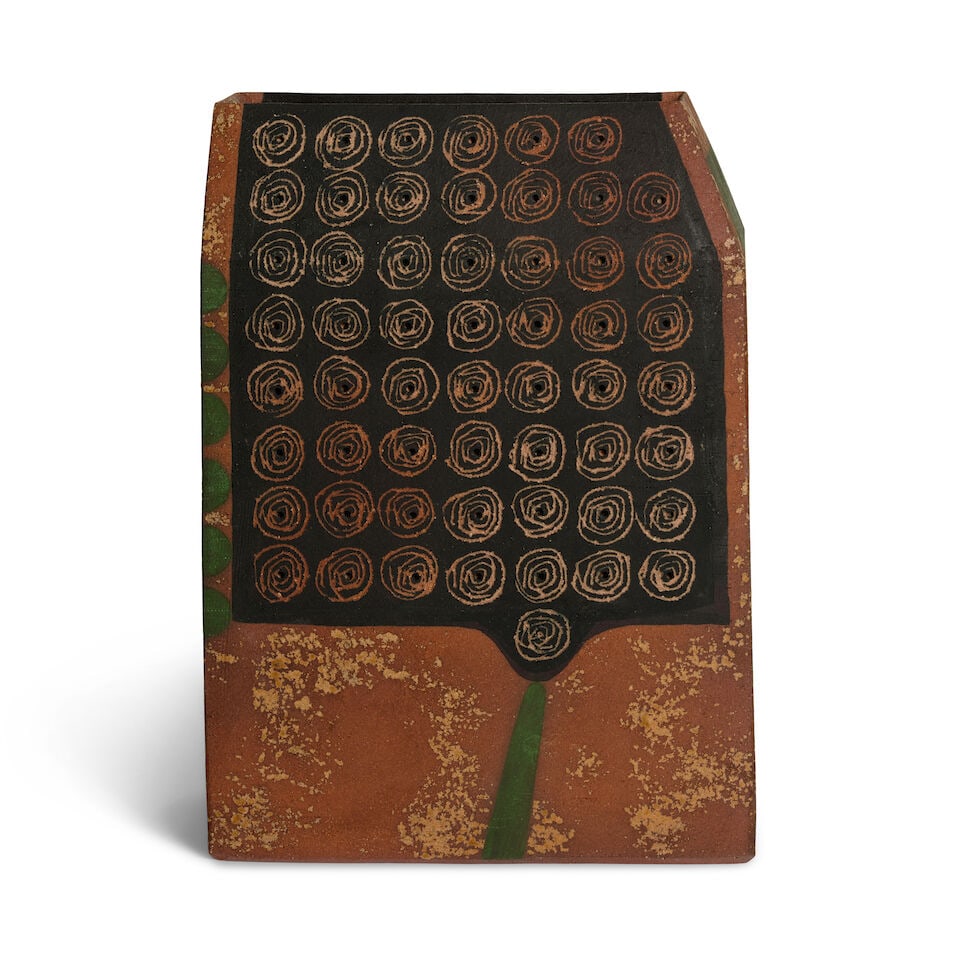 MORINO TAIMEI 森野泰明 (B.1934) A Large and Published Rokusai Kurode (Gr... - 7