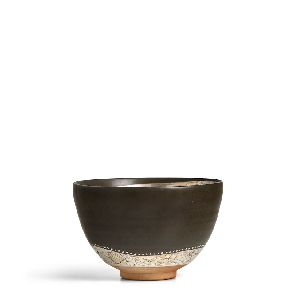 MORINO TAIMEI 森野泰明 (B.1934) A Ginsai Chawan (Silver Glazed Tea Bowl)... - 5