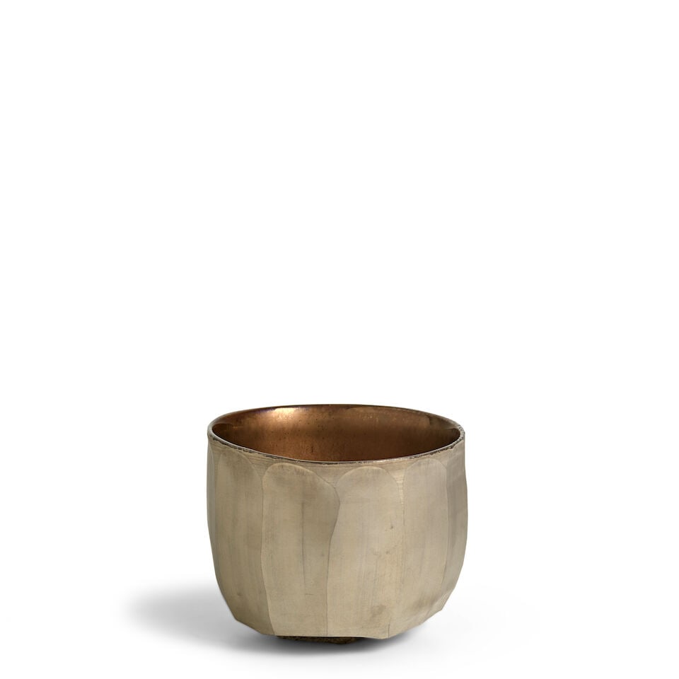 UCHIDA KŌICHI 内田鋼一 (B.1969) A Platinum-Glazed Mentori Chawan (F... - 4