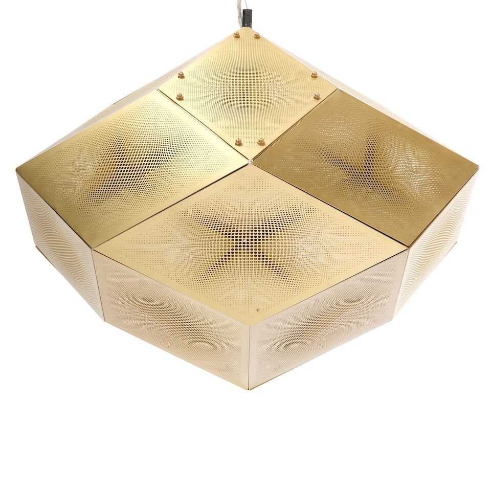 TOM DIXON (BORN 1959) Medium Prototype Etch Pendantdesigned circa 2010 digitally etched metalhei... - 2