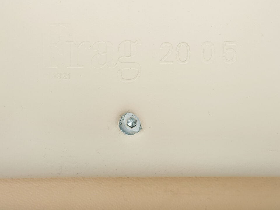 G. E R. FAUCIGLIETTI (ESTABLISHED 1986) Set of Four Bella B Bar Stoolsfor Frag, stitched leather... - 5