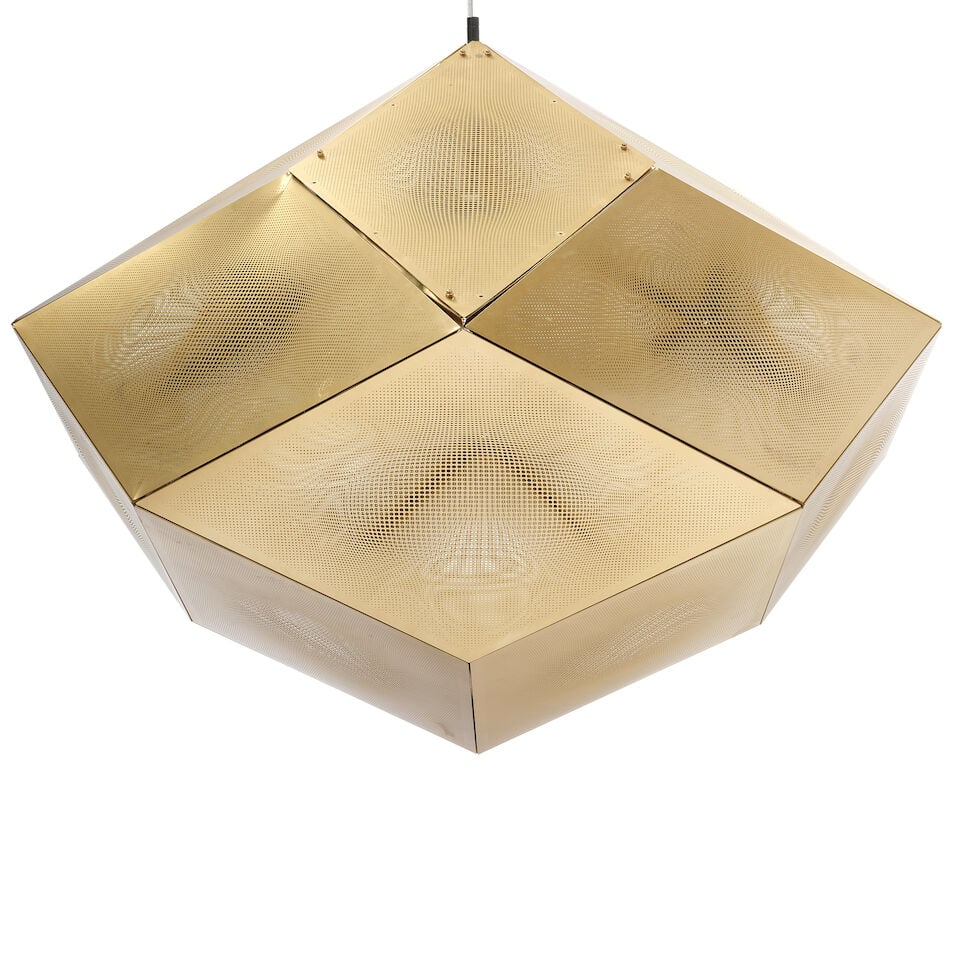TOM DIXON (BORN 1959) Large Prototype Etch Pendantdesigned circa 2010digitally etched metalheigh... - 2