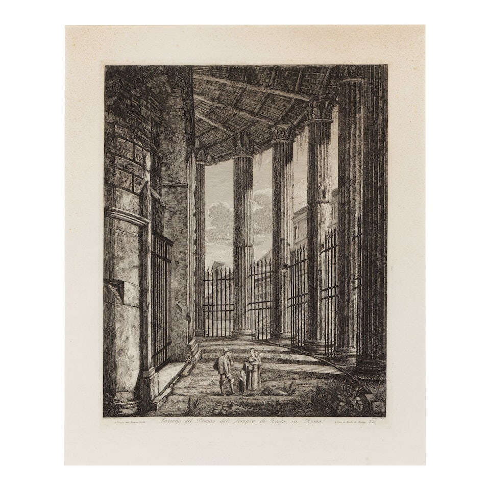 Luigi Rossini (1790-1857); A Group of 9 Etchings; (9) - 17