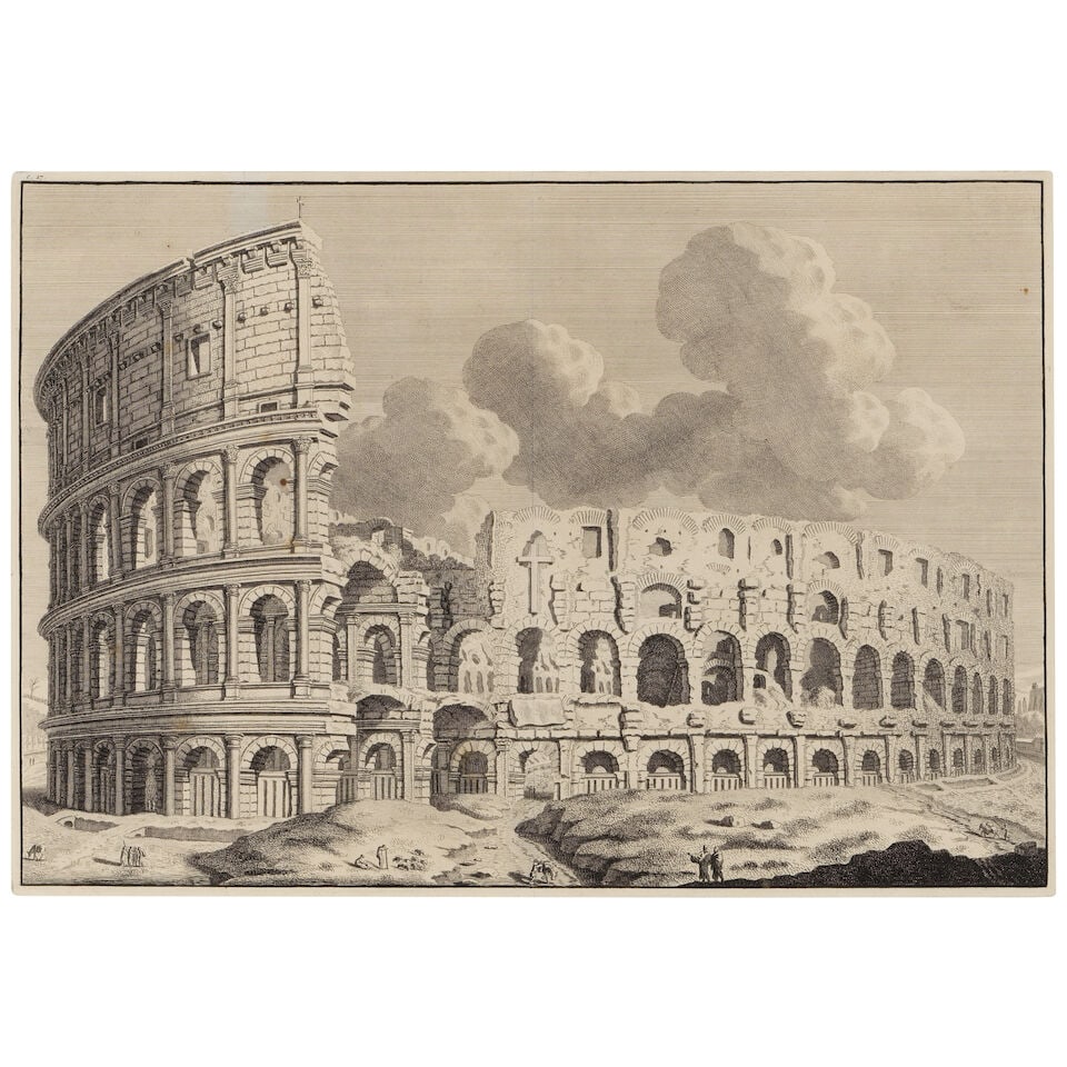 Luigi Rossini (1790-1857); A Group of 9 Etchings; (9): Luigi Rossini (1790-1857) A Group of 9 Etchings, c. 1820s Etchings on wove paper, with margins, each framed. (9) various sizes Lot to be sold without reserve. This lot is subject to the following