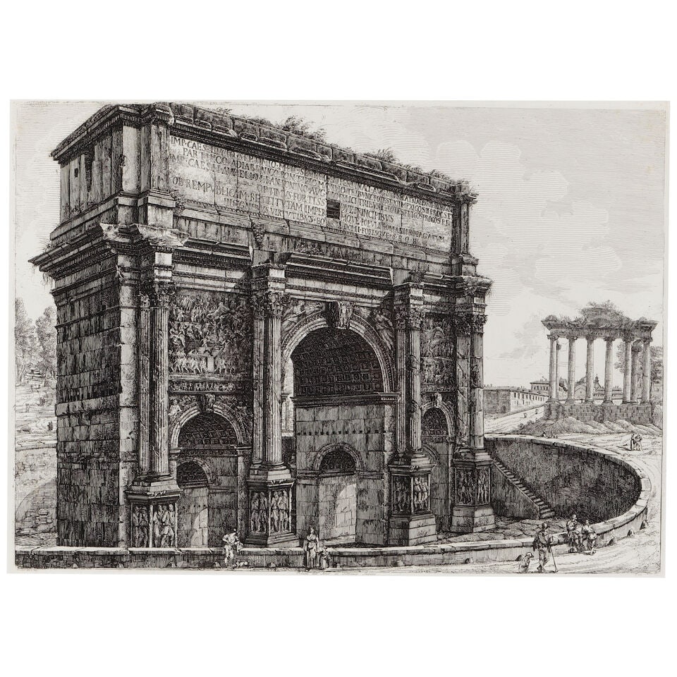 Luigi Rossini (1790-1857); A Group of 9 Etchings; (9) - 4