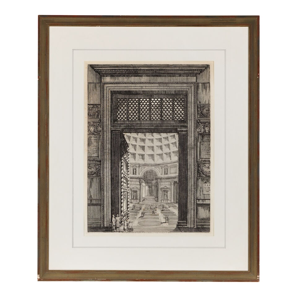 Luigi Rossini (1790-1857); A Group of 9 Etchings; (9) - 9