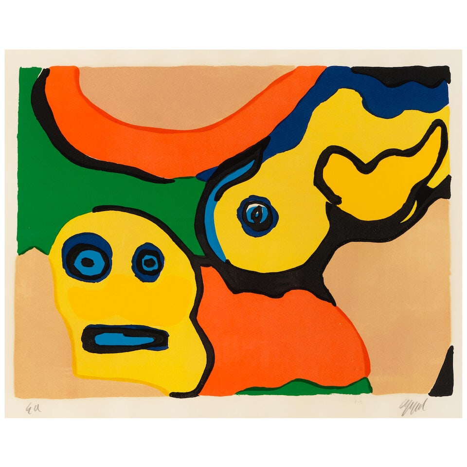 Karel Appel (1921-2006); Yellow Boy and Son; - 2
