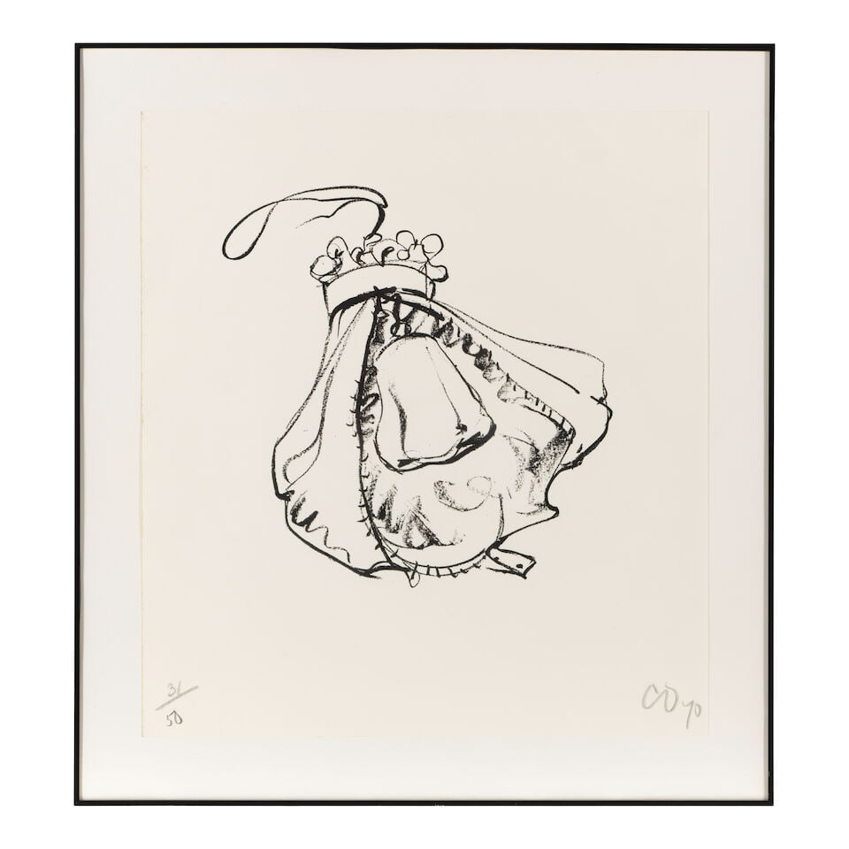 Claes Oldenburg (1929-2022); Double-Nose/Purse/Punching Bag/Ashtray;: Claes Oldenburg (1929-2022) Double-Nose/Purse/Punching Bag/Ashtray (Axsom/Platzker 72, Gemini 259), 1970 Lithograph on wove paper, initialed in pencil, dated and numbered 31/50 (there were also 6