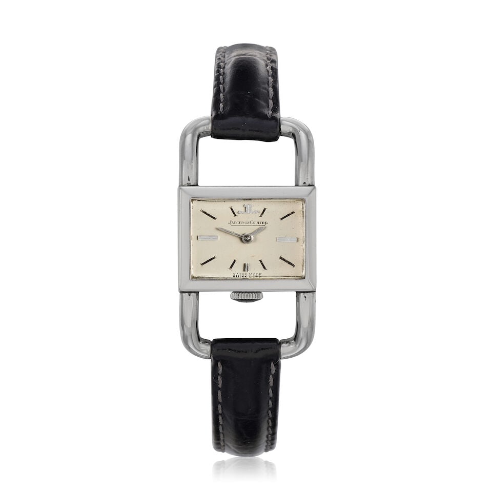 Jaeger-LeCoultre. A lady's stainless steel manual wind wristwatch Étrier, Ref: 1670, Circa... (1 of 3)