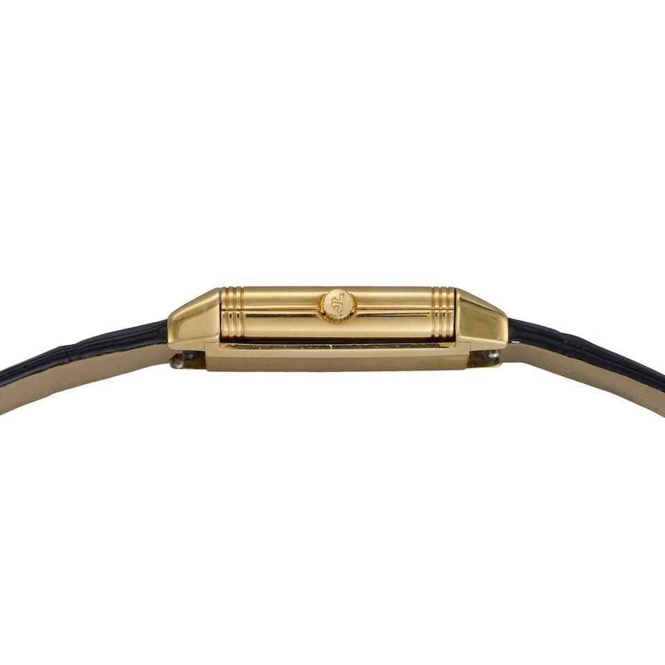 Jaeger-LeCoultre. A lady's 18K gold quartz reversible wristwatch Reverso Lady, Ref: 260.1.08, P... - 2