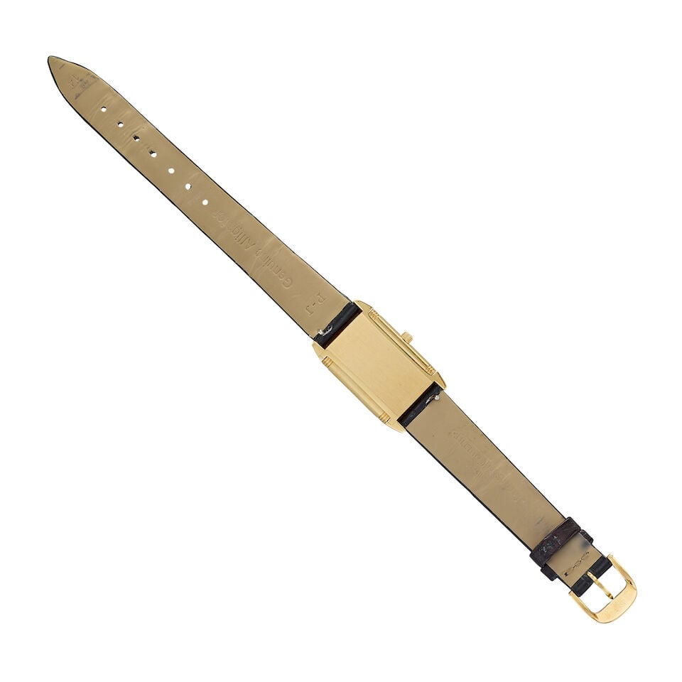 Jaeger-LeCoultre. A lady's 18K gold quartz reversible wristwatch Reverso Lady, Ref: 260.1.08, P... - 3