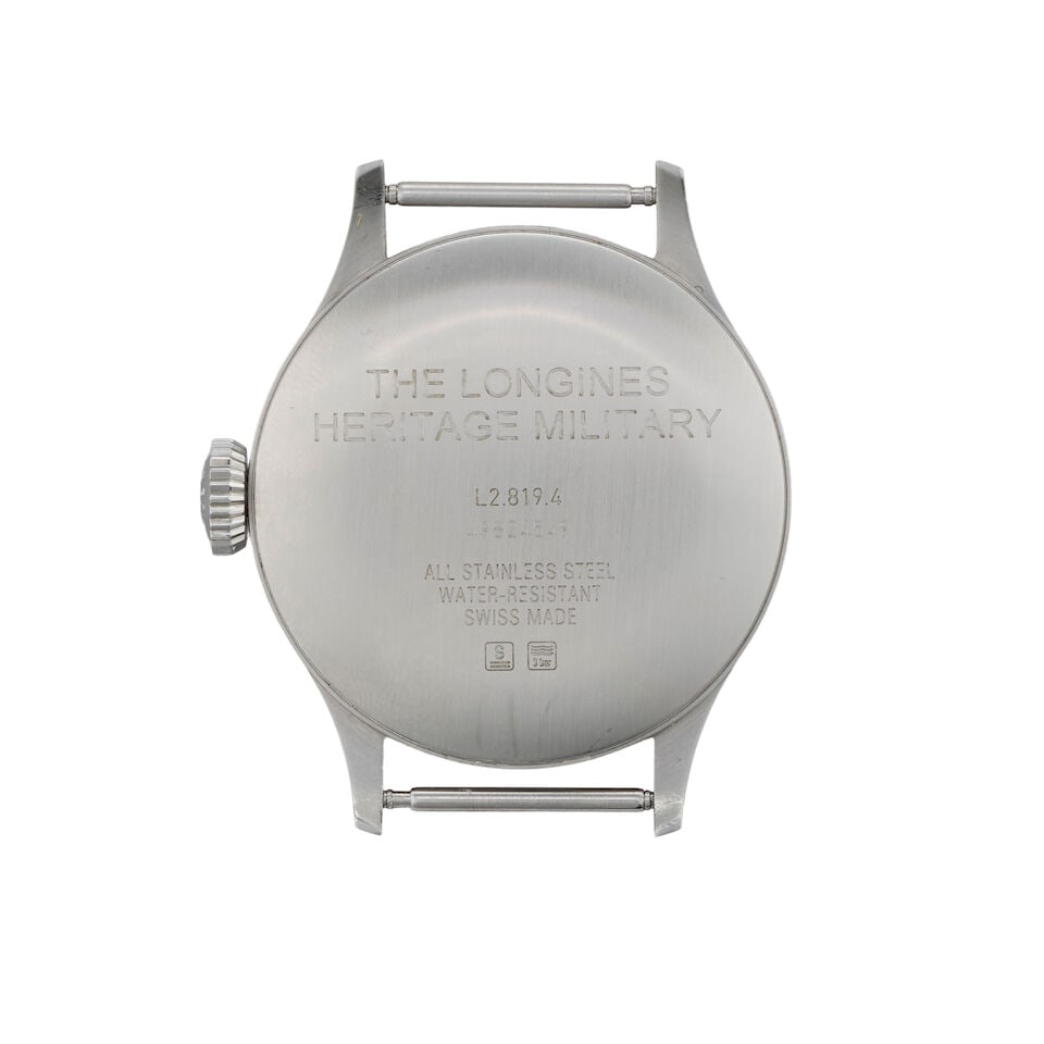 Longines. A stainless steel automatic wristwatch Heritage Military , Ref: L2.819.4, Purchased 2... - 4