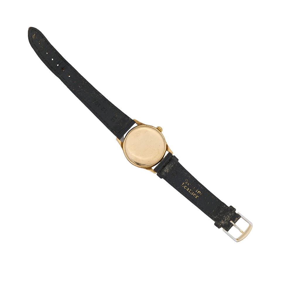 Omega. A 9K gold manual wind wristwatchRef: 13322, Birmingham Hallmark for 1953 - 3