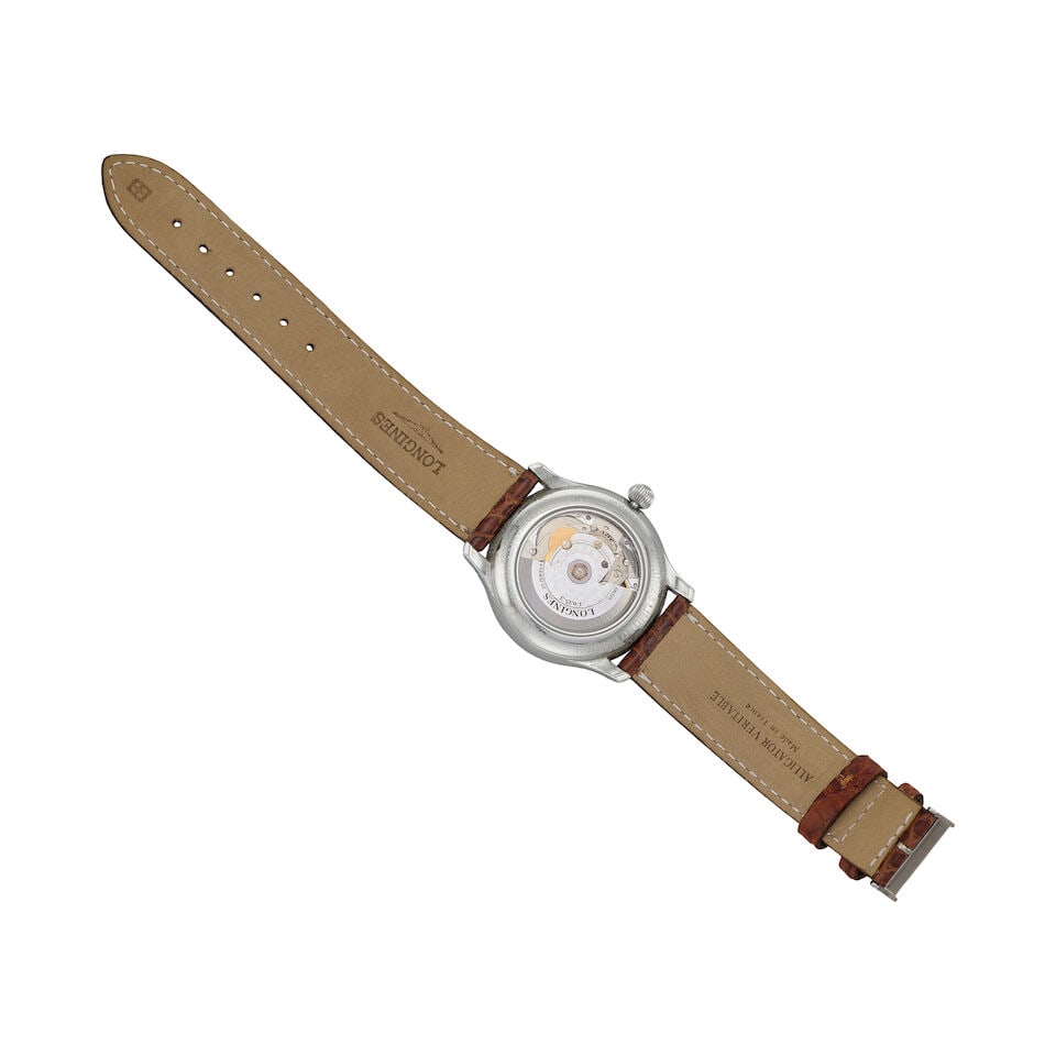 Longines. A Limited Edition set of three stainless steel automatic wristwatches in commemoration... - 6
