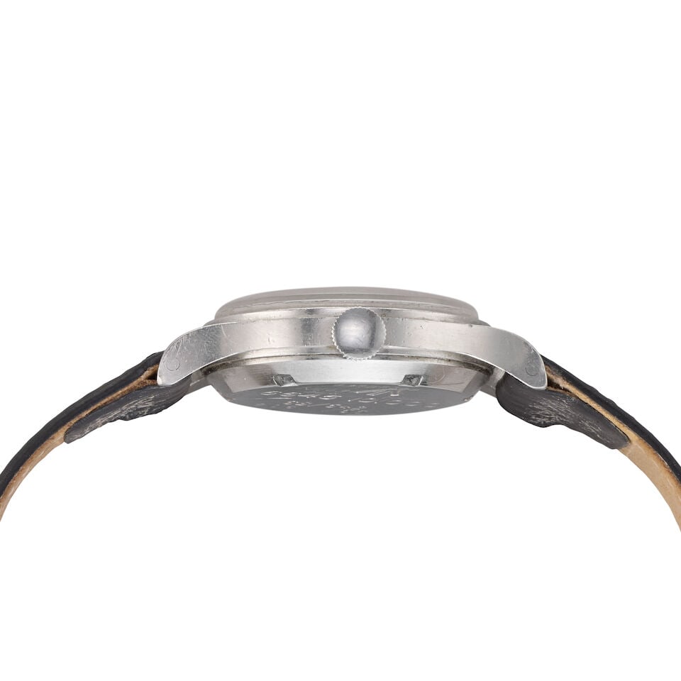 Omega. A stainless steel military issued manual wind wristwatch Ref: 2777-1 SC, Circa 1953 - 2