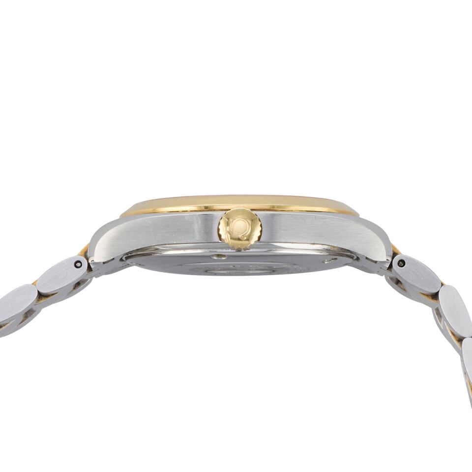 Omega. A stainless steel and gold quartz calendar bracelet watch Seamaster Aqua Terra, Purchase... - 2