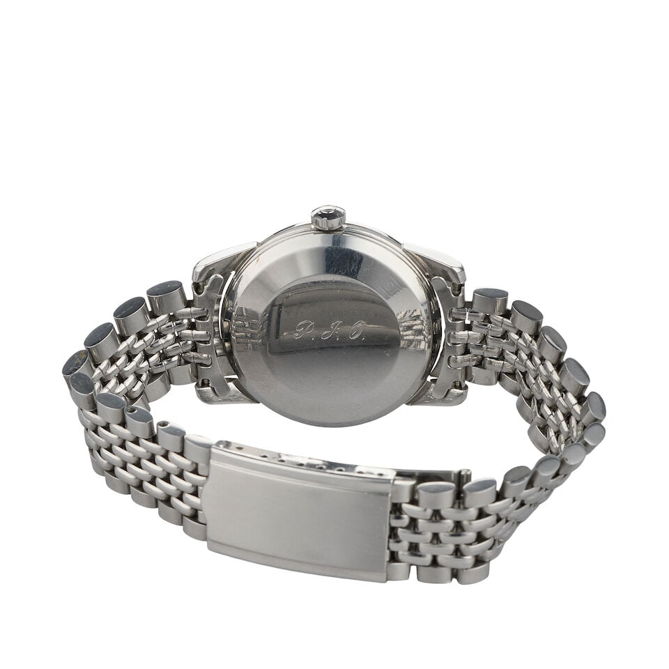 Omega. A stainless steel automatic calendar bracelet watch Seamaster Calendar, Ref: 2849-3 SC, ... - 3