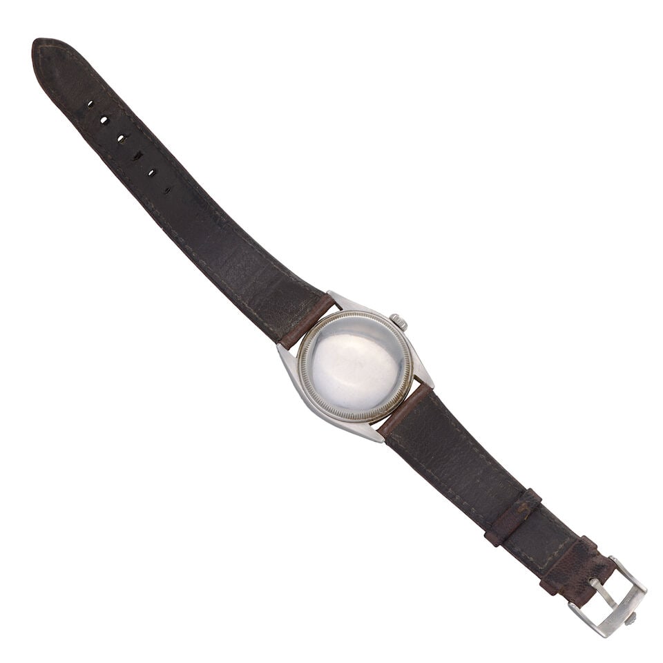Rolex. A stainless steel automatic wristwatch Oyster Perpetual, Ref: 6085, Circa 1951 - 3