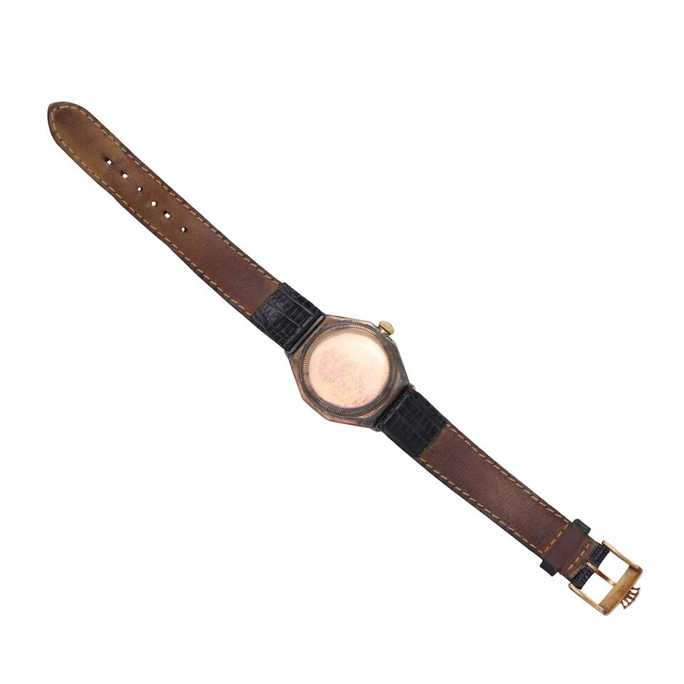 Rolex. A 9K gold manual wind wristwatch Glasgow Import mark for 1928 - 3